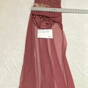 Weissman pink dance/ gymnastics dress with gold beading Size: SA. SKU 716